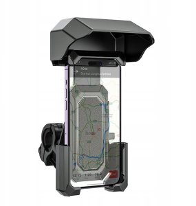 Uchwyt na telefon do roweru / motocykla Hoco do kierownicy H31 czarny 13