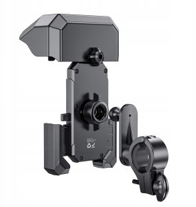 Uchwyt na telefon do roweru / motocykla Hoco do kierownicy H31 czarny 10