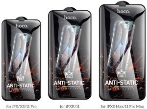 Szkło hartowane do iPhone XS MAX / 11 PRO MAX Hoco HD Anti-static 25 sztuk G10 5