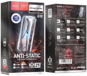 Szkło hartowane do iPhone XS MAX / 11 PRO MAX Hoco HD Anti-static 25 sztuk G10 8