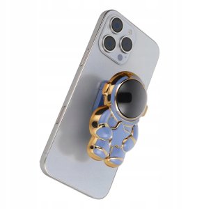 Stojak na telefon ASTRONAUTA - naklejany - niebieski 3