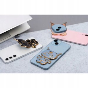 Stojak na telefon LALKA - naklejany - czarny 5