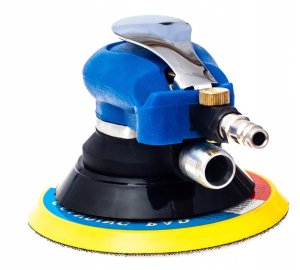 SZLIFIERKA MIMOŚRODOWA PNEUMATYCZNA OSCYLACYJNA POLERKA Z DYSKIEM 150 MM 2