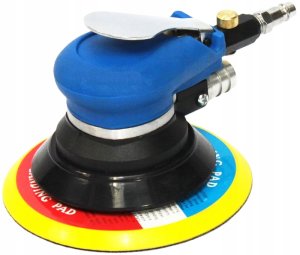 SZLIFIERKA MIMOŚRODOWA PNEUMATYCZNA OSCYLACYJNA POLERKA Z DYSKIEM 150 MM 3