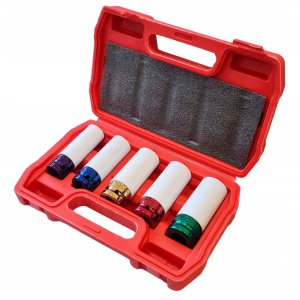 NASADKI UDAROWE ZESTAW DO FELG ALUFELG ALUMINIOWYCH 15-22 MM 1/2 DŁUGIE Wwa 2