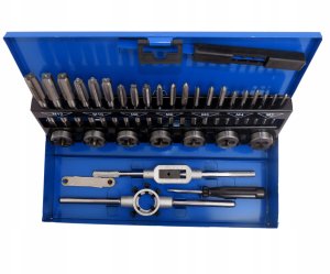 ZESTAW GWINTOWNIKÓW I NARZYNEK M3-M12 32 ELEMENTÓW 6