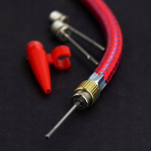 VERGIONIC Igły do piłek 3 szt. + wężyk 11cm zestaw do piłki, pompki 4
