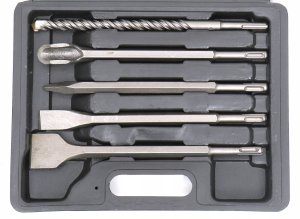 WIERTŁA I DŁUTA DO BETONU 17 EL SDS PLUS WIERTŁO ZESTAW WIERTEŁ I DŁUT 3