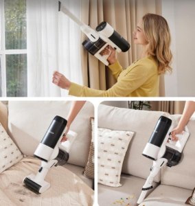 Odkurzacz pionowy Tineco Floor ONESwitch S6 Stretch odkurzacz na sucho/mokro 40min pracy 220W 4