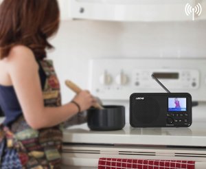 Przenośne radio LEICKE z Bluetooth, DAB/FM, 2,41'', 4000mAh, microSD/TF/AUX 2