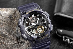 Zegarek Męski CASIO Gerton AEQ-110W-2AVDF + BOX 5