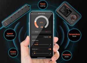 Spider Farmer wentylator rurowy 100mm regulator prędkości obrotowej RJ12 4