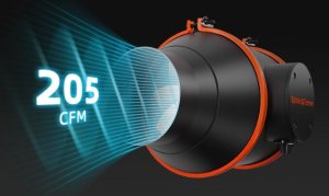 Spider Farmer wentylator rurowy 100mm regulator prędkości obrotowej RJ12 6