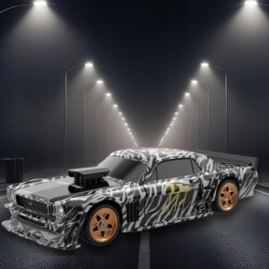 Auto Autko do Driftu Zdalnie Sterowane na Pilot RC mustang Hoonicorn RTR 4