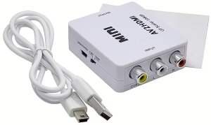 Adapter AV Roger RCA Female - HDMI Female + Audio White 4752168081129 2