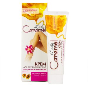 Lady Caramel Krem do depilacji do skóry wrażliwej 100ml 1