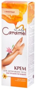 Lady Caramel Szybko działający krem do depilacji 100ml 1