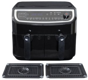 Frytkownica beztłuszczowa Wartmann Gastronomia podwójny garownik powietrzny 9 L 2400 W 18290003 3