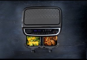 Frytkownica beztłuszczowa Wartmann Gastronomia podwójny garownik powietrzny 9 L 2400 W 18290003 6