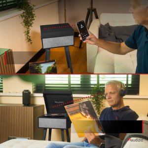 Gramofon stojący Audizio Fremont BT czarny one size 12