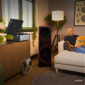 Gramofon stojący Audizio Fremont BT czarny one size 15