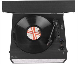 Gramofon stojący Audizio Fremont BT czarny one size 5