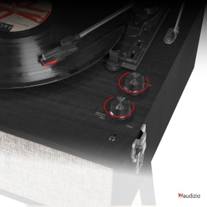 Gramofon stojący Audizio Fremont BT czarny one size 10