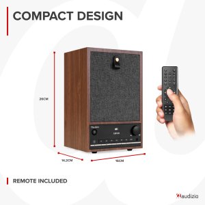 Radio internetowe DAB+/FM BT WIFI Canzo Audizio ciemne drewno one size 20