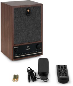 Radio internetowe DAB+/FM BT WIFI Canzo Audizio ciemne drewno one size 4