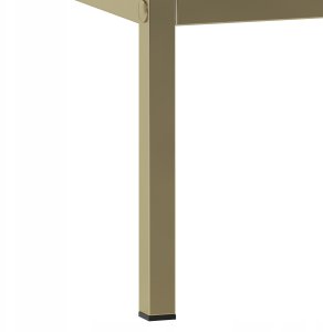 Kaszmirowa ryflowana szafka pod umywalkę 80 cm ASPEN-08 złote nóżki 5