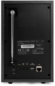 Radio internetowe DAB+/FM BT WIFI Canzo Audizio ciemnoszare one size 15