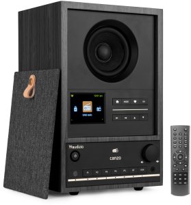 Radio internetowe DAB+/FM BT WIFI Canzo Audizio ciemnoszare one size 23