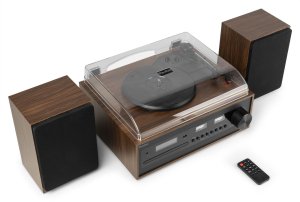 Gramofon retro Boston CD USB radio DAB głośniki Audizio one size 3