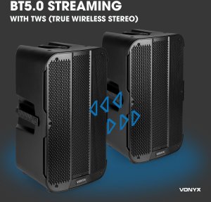 Kolumna aktywna 1sz 12'' 800W z Bi-amp DSP Vonyx one size 15