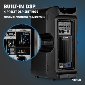 Kolumna aktywna 1sz 12'' 800W z Bi-amp DSP Vonyx one size 19