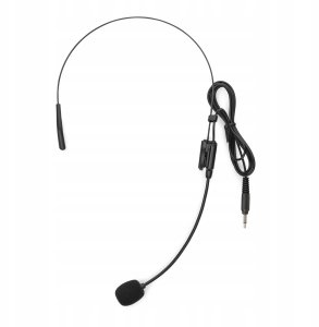 Zestaw bezprzewodowy mikrofonów UHF 2x bodypack nagłowny stacja Power Dynamics one size 4
