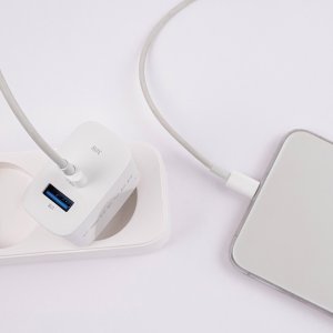 Ładowarka Forever ładowarka sieciowa PD QC TC-07-30AC 1x USB-C 1x USB 30W biała 5