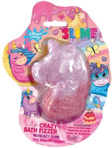 CHLAPU CHLAP Musujący slime do kąpieli JEDNOROŻEC - zapach wiśni 1