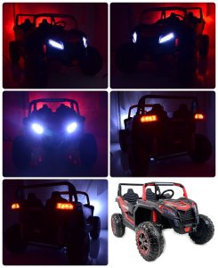 Import SUPER-TOYS MEGGA BUGGY UTV-2000 DO 100 KG, 4x200W, AMORYZATORY, OLBRZYMI/A032 27