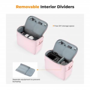 Torba fotograficzna K&F Concept Camera Sling Bag 5 l - różowa 4