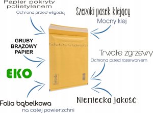 Emerson Koperta bąbelkowa D/14 brązowa 2