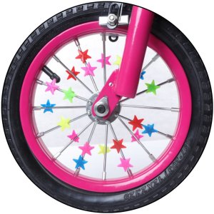 Zestaw Koraliki Na Szprychy Do Roweru Gwiazdki Kolorowe 2cm 35szt LEAN Toys 4