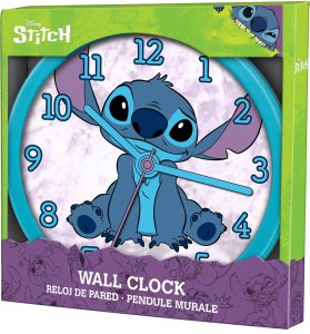 Zegar Ścienny Na Ścianę Duży 25cm Dla Dziecka Dzieci / Lilo I Stitch / Las3015 5