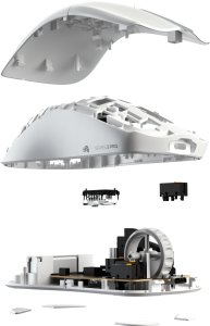 Glorious Series 2 PRO Wireless Gaming Maus - weiß 3