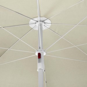 Parasol plażowy z pokrowcem, składany parasol do ogrodu, beżowy UNIWERSALNY 5