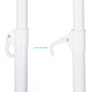 Parasol plażowy z pokrowcem, składany parasol do ogrodu, beżowy UNIWERSALNY 10