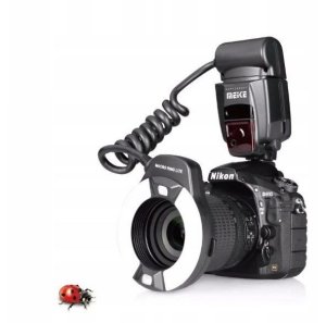 Lampa Błyskowa Led Ttl  Do Makro Makrofotografii Do Canon / Meike Mk-14ext-c 4