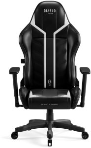 Fotel Diablo Chairs X-Ray 2.0 Small Size czarny i biały 2