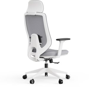 Krzesło biurowe SENSE7 Nakai Biało-szare 8