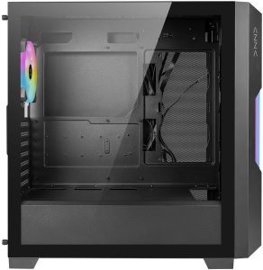AZZA Guardian 520BG GAMING Miditower Black RGB Glassgitter retail 4